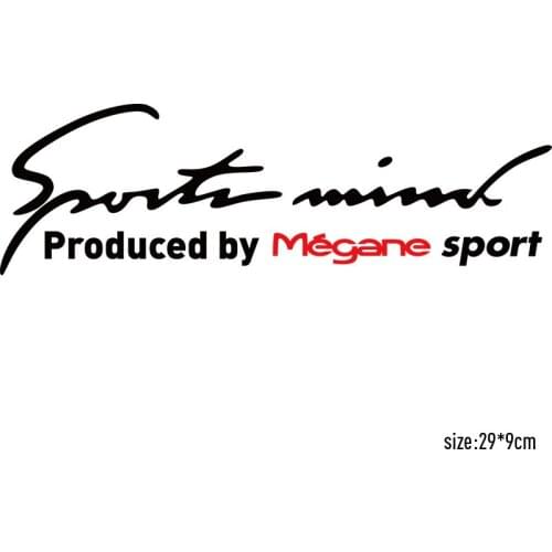 Customizable Megane Sports Car Covers stickers Car-Styling For renault megane 2 car accessories