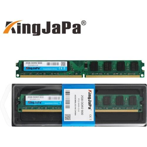 Kingjapa DDR2 2GB Ram 800MHz PC2-6400 Desktop PC DIMM Memory RAM For AMD System High Compatible 240 pins 667MHz New