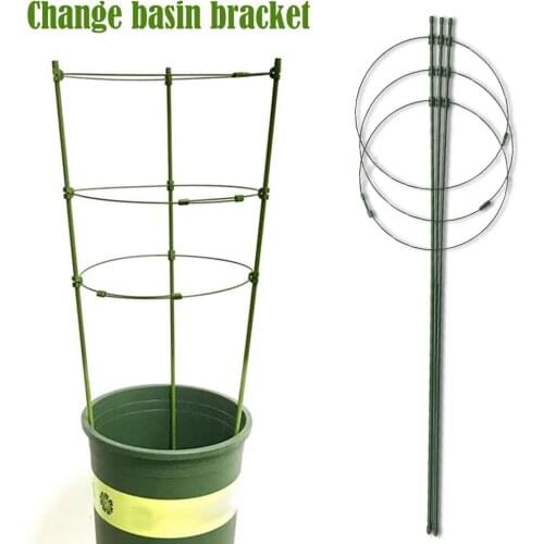 Potted Plant Fixture Basin Traction Vine Climbing Rack Flower Pot Stand Planter Clematis Clover Tomato Rack Suporte Para Plantas