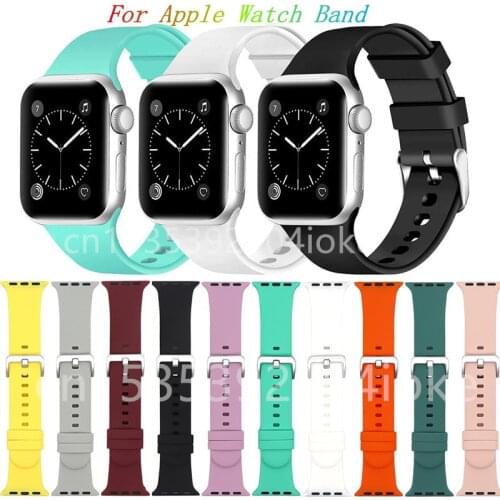 Newest Strap For Apple Watch band 44mm 40mm for iwatch Bracelet series 5 4 3 2 1 6 SE 42mm 38mm For Apple watchband accessories