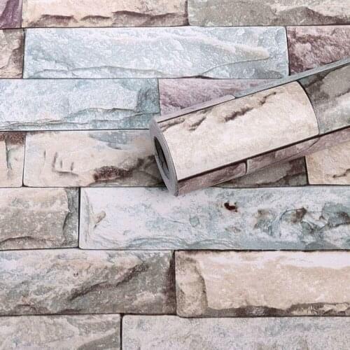 Peel and Stick Self Adhesive Wallpaper Bright Brick Contact Paper Decor Vinyl Wallcoverings For Living Room