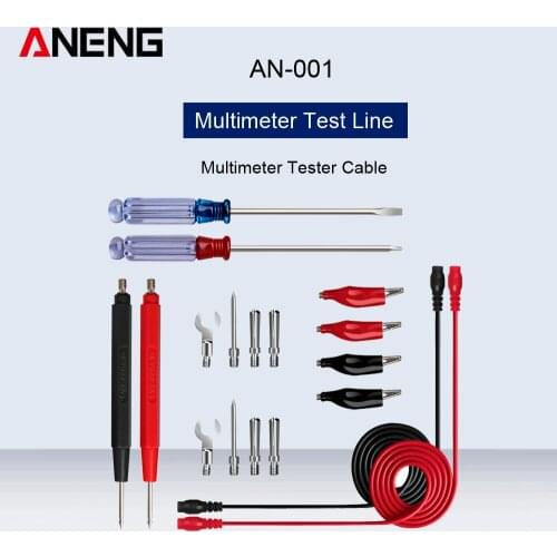 ANENG Multimeter Probe Probes Replaceable Needles Test leads Kits Probes For Multimeter Cable Feeler Combination Test Line
