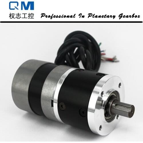 Gear dc motor planetary reduction gearbox ratio 5:1 nema 23 60W 24V brushless dc motor