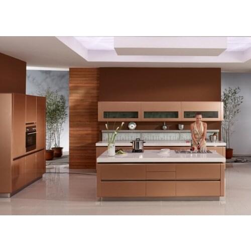Modern kitchen cabinets handle free style