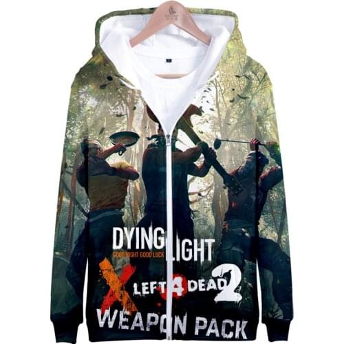 Dying Light 2 3D print autumn winter Holiday passionate style Men/Women Streetwear Style Zip HIP HOP hooded