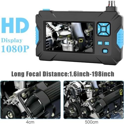 HD11 Kinds of Languages P30 Visual Endoscope Ear Spoon Borescope Practical Durable 4.3 Inch Real-Time Video Microscope Endoscope