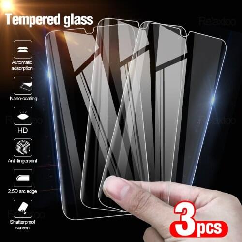 1-3PCS Screen Protector glass for Huawei p30 y7 pro y7 prime Tempered Screen Glass Tempered armored safety Glass protective