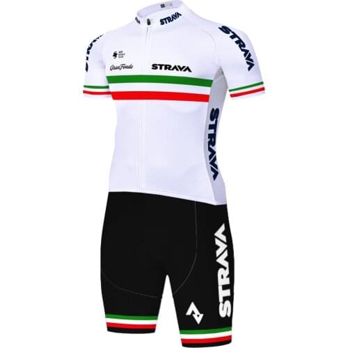 2021 Italy Strava cycling skinsuit 20D gel triathlon suit conjunto ciclismo hombre quick dry uniforme ciclismo bicycle uniform