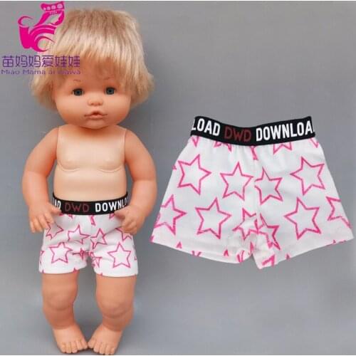 40cm Baby Doll Short Pants Nenuco Ropa Y Su Hermanita Cotton Underwear 16 Inch Doll Under Pants Doll Clothes
