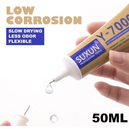 50 ml Y-7000 in Liquid Glue Multipurpose Adhesive Diy Jewelry Rhinestone Crafts Nail Gel Frame Screen Glass Waterproof Glue