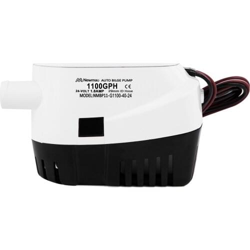 1100 GPH Automatic Bilge Pump 24V DC Submersible Water Pump RV Boat Marine Pump with 1-1/8 Inches Outlet (29mm)