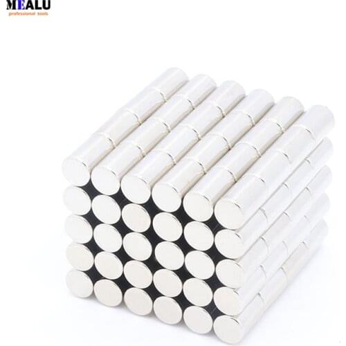 150pcs N52 Strong Neodymium Magnets Discs Cylinder Rare Earth 6x10mm