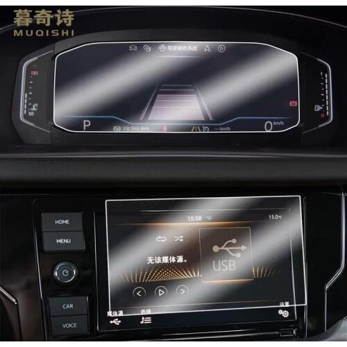 For Volkswagen T-roc 2018 2019 2020 Tempered Glass Car Navigation Screen Protector LCD Display Film T Roc Dashoard Panel Cover