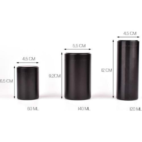 Airtight Smell Proof Aluminum Stash Jar Tobacco Box Metal Herb Storage Container Pill Box