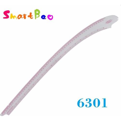 55cm/20inch PVC Arm Curve Ruler Flexible French Curve Stick for Fashion Design ; # 6301