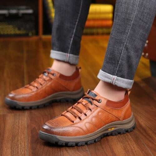 Classic homme Male mens mens Mens couro sapatenis casual leather men sapato zapatillas autumn man shoes-for-men genuine soulier