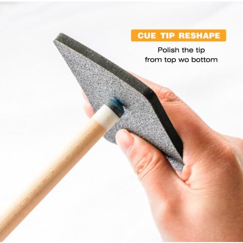 KONLLEN 2 In 1 Pool Cue Shaft/Tip Burnisher Snooker Cue Shaft Smoother Polisher Maintenance Cue Tip Tools Billiards Accessories