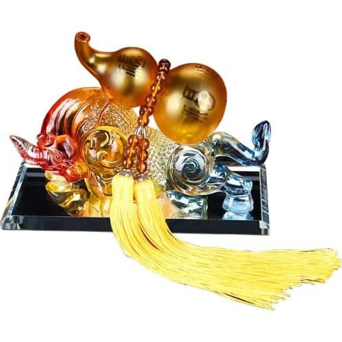 Creative Car perfume seat cow gourd high-grade vehicle Feng Shui interior decoration