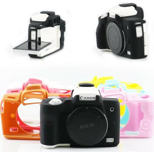 Soft Silicone Camera Case Protector Armor Skin Bag Body Cover for Canon EOS M50