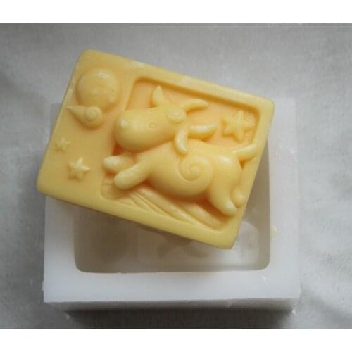 Wholesale!!! 1pcs Capricorn of Constellation (XZ619) Silicone Handmade Soap Mold DIY Mold