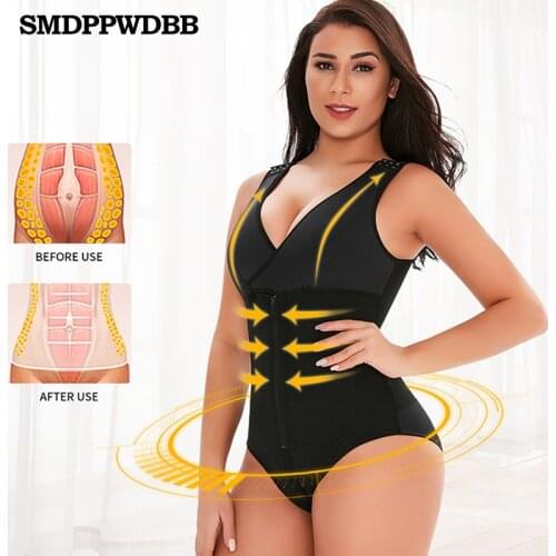 S-6XL Women Post Natal Postpartum Slimming Underwear Shaper Recover Bodysuits Shapewear Waist Corset Girdle Black/Apricot