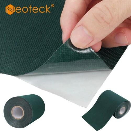 Neoteck Self Adhesive Synthetic Turf Artificial Grass Joining tape Glue Peel joining Tape Carpet Seaming Lawn Green 10m X 15cm