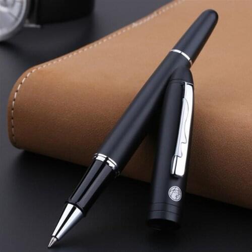 High Quality Metal Pimio 932 Ball Point Pen Inherit Frosted Black Rollerball Pen Stationery Office Supplies New