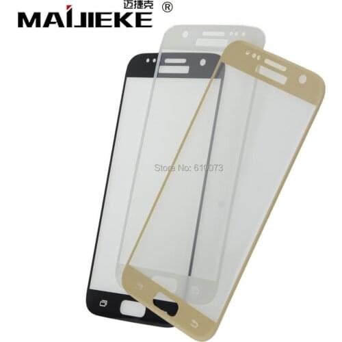 High Quality 3D Curved Edge Full Cover Tempered Glass for Samsung Galaxy S7 Front Protective Film Screen Protector