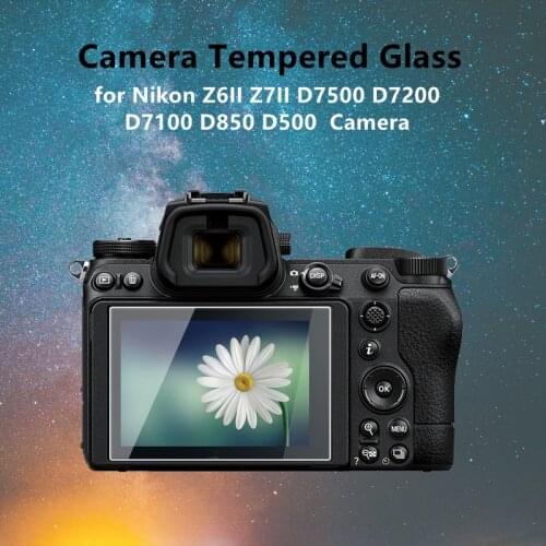 Z6II Camera Original 9H Camera Tempered Glass LCD Screen Protector for Nikon Z6II Z7II D7500 D7200 D7100 D850 D500 Camera