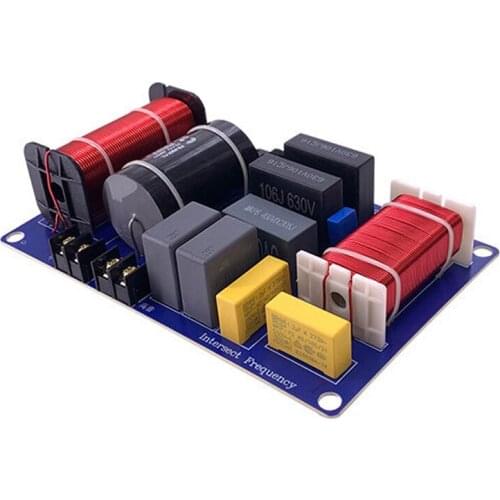 1PCS 2 Way 3000W Professional Frequency Divider Stage Home Theater 12-15" Woofer 2 Unit High Power Audio Crossover Filters