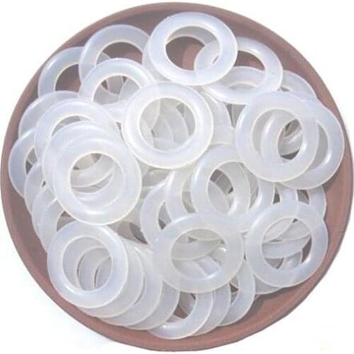 200pcs* White Plastic Ring 20mm Curtain Rings Crochet Net Bag Garments Shoes Backpack Outdoor Bag Parts BZZ08