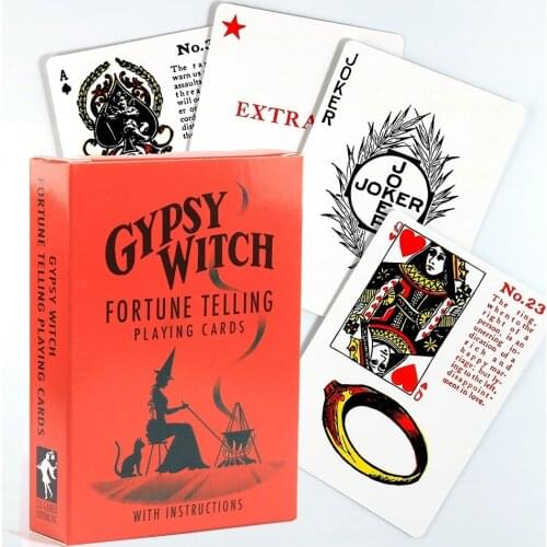 52pcs Gypsy Witch Fortune Telling Cards Deck Tarot Cards For Beginners Oracle Card Game Board Playing Card With PDF Guidebook