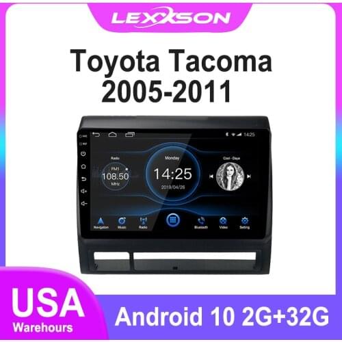 2G+16G DSP Android 10.0 Car Radio For Toyota Tacoma 2005 06 07 08 09 10 2011 Multimedia IPS Screen RDS GPS Navigation MirrorLink