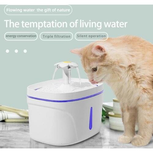 Automatic Dog Drinking Fountain Pet Cat Water Dispenser USB Puppy Cat Drinker Feeder Bowl Electric Pet Drinking Dispenser