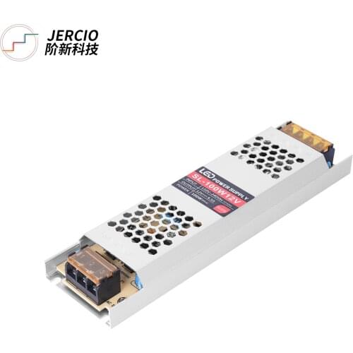 LED ultra-thin strip power supply 12V light box special transformer 100W