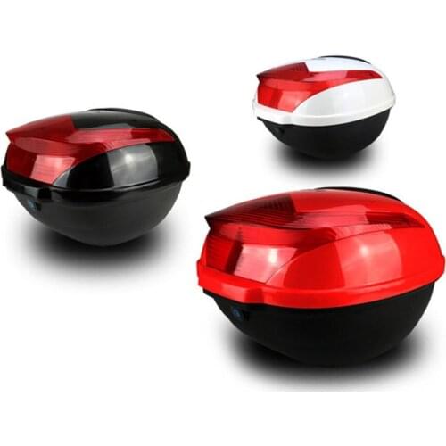 Large Capacity Shock-proof Motorcycle Tail Box Universal Electric Bicycle Trunk Top Case With Safety Lock Buckle