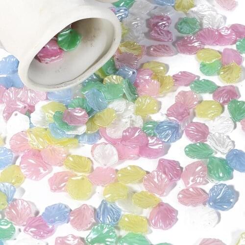 20pcs/lot Beads Shell Jewelry Accessories ABS imitation pearl shell DIY Handmade Hairpin Hair Jewelry Material Accessories