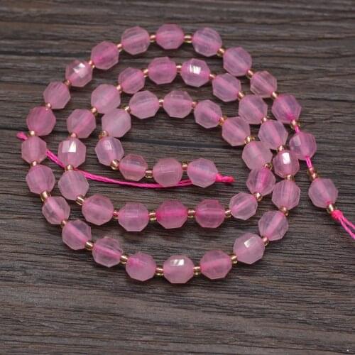Natural Stone Quartzs Beads Loose Jaspers Spacer Bead for Fashion Jewelry Making Diy Necklace Bracelet Accessories