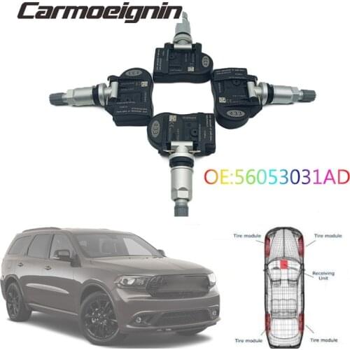 4piece TPMS Tire Pressure Monitoring Sensor 56053031AD for Chrysler 300 Sebring Dodge Jeep Compass