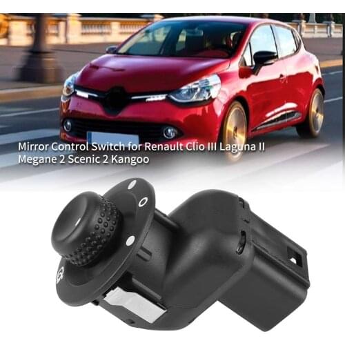 Electric Mirror Adjust Switch Rear View Mirror Control Knob Button For Renault Clio III Mk3 Laguna 2 Scenic Megane II 8200676533
