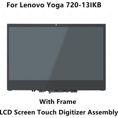 FHD UHD LCD Screen Display Touch Digitizer Glass Panel Assembly with Frame / Bezel For Lenovo Yoga 720-13IKB Yoga 720-13 720 13