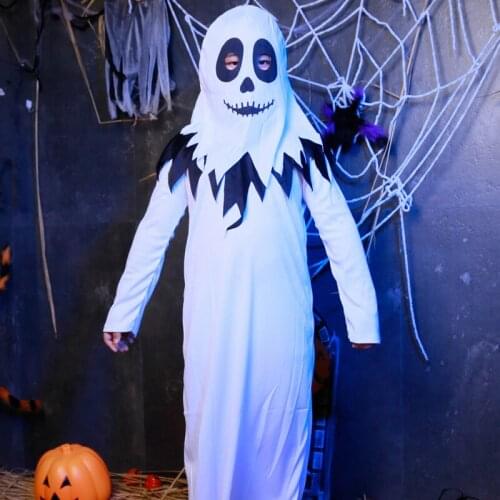 SHICAI Elf Boy Costume Christmas Party Dress Up Items Halloween Ghost Dress Fancy cosplay Dress child costume Free Shipping