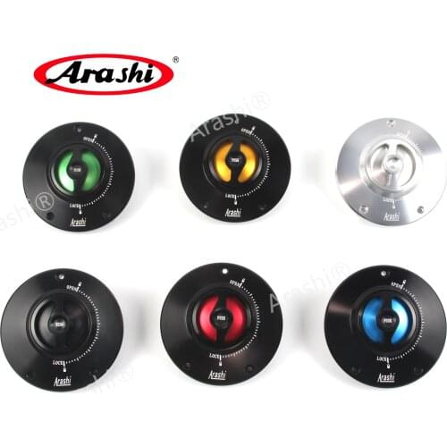 Arashi Motorcycle CNC Fuel Cap Gas Tank Cover Aluminium Accessories 3 Mounting Spots For HONDA VFR800 VTEC CB1300 CBX F CB400