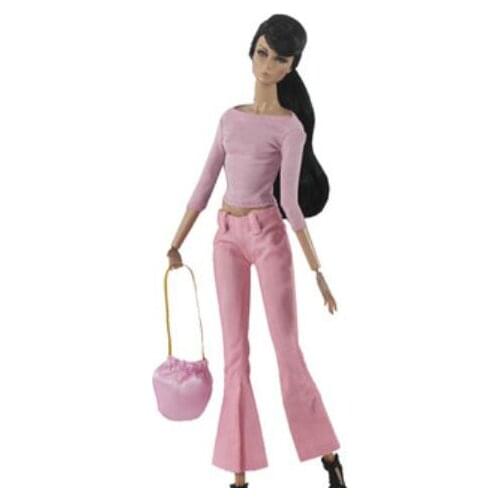 Fashion Festival Gifts lifestyle Suits Casual Clothes Trousers Dress skirts For 30cm BB Doll 1:6 AAB06