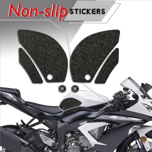 Motorcycle tank grip fuel tank traction pad side knee grip friction protector sticker for KAWASAKI 09-16 NINJA ZX-6R