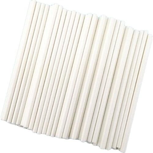 Wholesale White Paper Lollipop Sticks,Sucker Stick for Chocolate,Cake Topper,Rainbo
