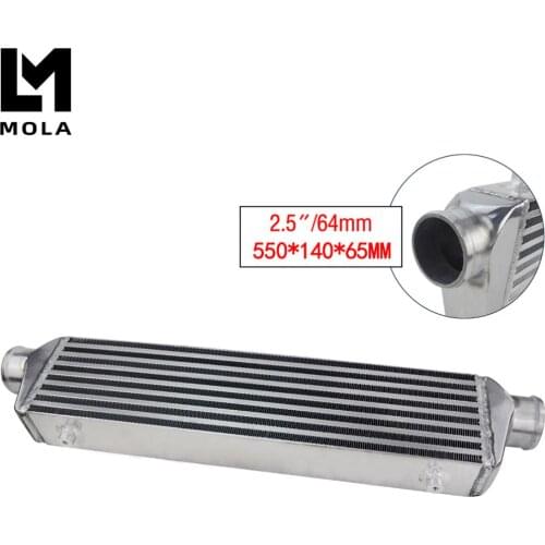 Universal Turbo Intercooler Bar & Plate OD 2.5\" 550*140*65mm Front Mount Intercooler IN811-25