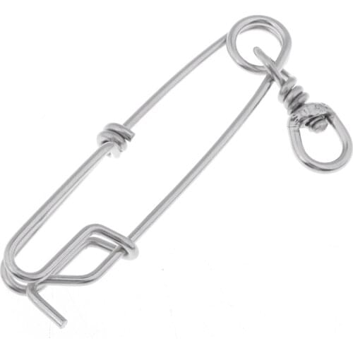 Enhanced Fishing Ball Bearing Swivels with Snaps Connector, Stainless