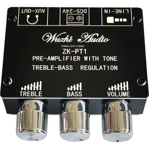 K3NB Bluetooth-compatible 5.0 Stereo Audio 2 Channel Amplifier Receiver Integrated Amp for Speakers with Bass Treble Control