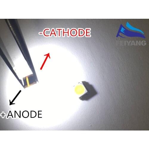 50PCS LITEON LED LCD TV Application LED Backlight Light Beads 1.5W 3V 3528 2835 148LM Cool white LCD TV Backlight Light Beads